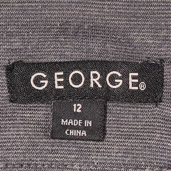 George Women's 12 Grey Pencil Skirt - Picture 6 of 7